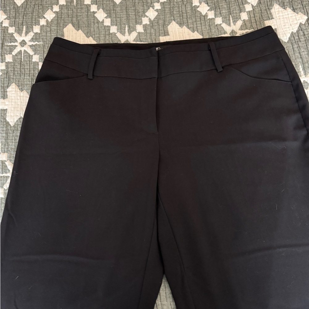 New York & Company Black Wide Leg Women's Pants - Picture 3 of 4